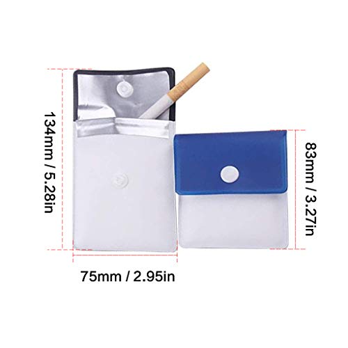 6 Piezas de Bolsillo, cenicero, Bolsa de Ceniza, incombustible, sin Olor a PVC, portátil, compacta y surtida
