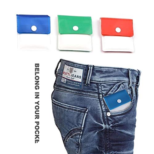 6 Piezas de Bolsillo, cenicero, Bolsa de Ceniza, incombustible, sin Olor a PVC, portátil, compacta y surtida