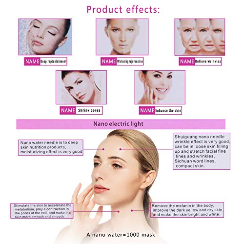 8 unidades 36/12 Pin Nano redondo aguja cartucho eléctrico microneedling Pen agujas de repuesto, ajustable rosca ranura para Electric Derma Pen
