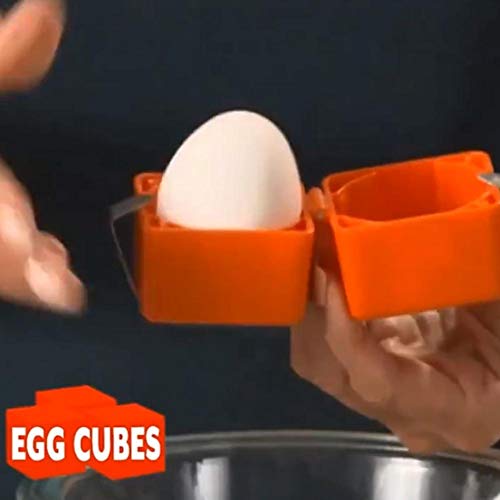 Abridor De Huevos Foxlove, Abridor De Cáscaras De Huevo, Separador De Huevos, Herramienta Portátil Para Abrir Huevos, Herramientas De Cocina Para Cocinar, Acampar | 72x52x52 Mm | Rojo