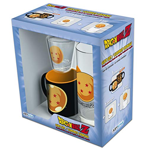 ABYstyle - DRAGON BALL Glass Pack 29cl + Shooter + Mini Taza"Crystal Ball"