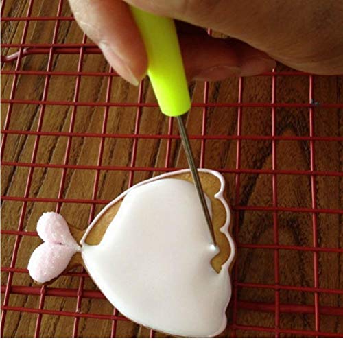 Accesorios de Cocina para Hornear Agujas Stir Needle1 Pc Panadería y Repostería Herramientas Galletas Vent NeedleScribing Modelado