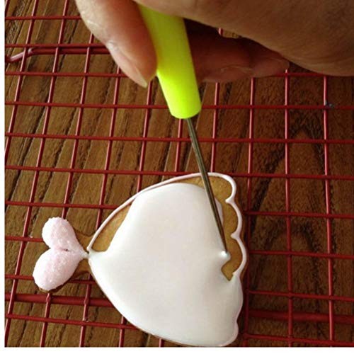 Accesorios de Cocina para Hornear Agujas Stir Needle1 Pc Panadería y Repostería Herramientas Galletas Vent NeedleScribing Modelado