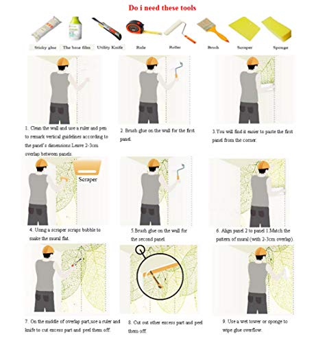 Afashiony Papel Tapiz Mural De Pared 3D Para Sala De Estar Carta Inglesa Café Papel Tapiz Mural De Foto 3D Para Cafetería Cafetería Bar Arte Fotográfico Papel Tapiz Extraíble-250Cmx175Cm