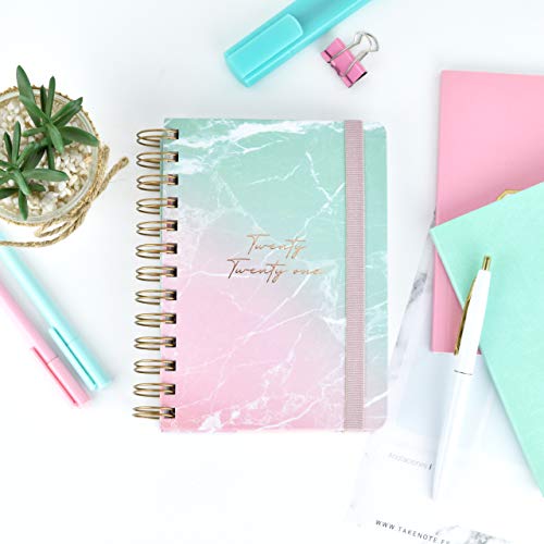 Agenda 2021 Vicky - Semana Vista - 224 Páginas - Tamaño A6-12,5 x 17 cm- Takenote Agendas