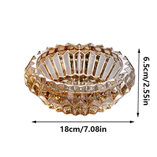 AILI Creativo Ceniceros Bandeja Cenicero Cristal Ceniza de Cigarrillo Bandeja Moderna, for los Fumadores Grandes Titular de Ceniza del hogar decoración de la Sala de Estar Ceniceros Portátiles