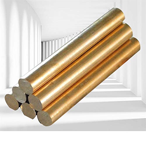 Al-Mg soldadura Varillas de soldadura al arco de electrodos de barra 15-32mm Longitud 200 mm Latón barra redonda de Rod redondo sólido alambrón palillo de oro for la reparación de soldadura Soldadura