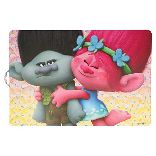ALMACENESADAN 2526; Pack 2 manteles Individuales Trolls, Dimensiones 43x29 cm; Producto de plástico; NO BPA