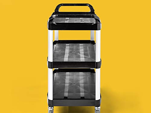 AmazonCommercial - Carrito de servicio con 3 estantes