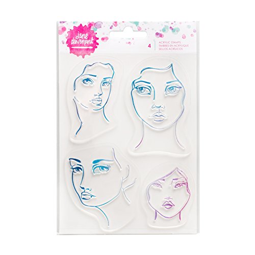 American Crafts Sellos 4 Facespor Jane Davenport