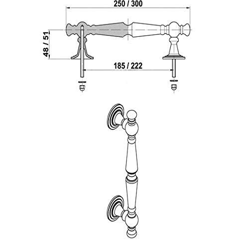 Amig 6408 - Manillon 10-250 l/cromo mate