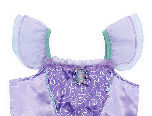 AmzBarley Princesa Sirenita Ropa Disfraz Sirena Vestido Niña Accesorios Boda Fiesta Cumpleaños Cosplay Halloween Navidad Carnaval Bautizo 7-8 Años