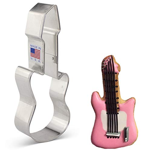 Ann Clark Cookie Cutters Cortador de galletas instrumento de rock/guitarra eléctrica - 13,4 cm