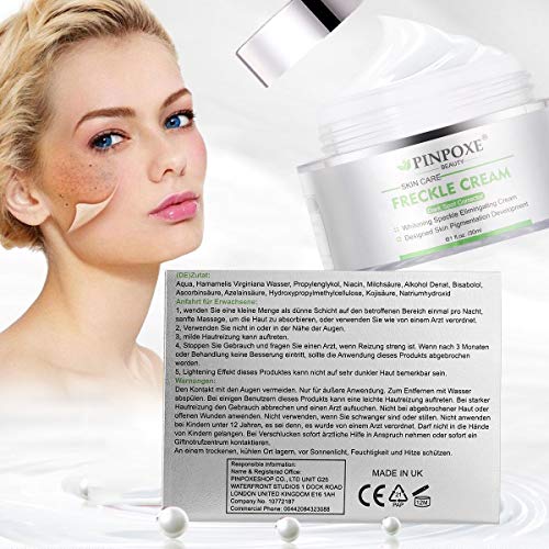 Anti Manchas Cara, Anti Manchas Piel, Crema blanqueadora, Anti Manchas regeneradora y aclarante, Crema Hidratante Aclarante y Anti Manchas, 30ml