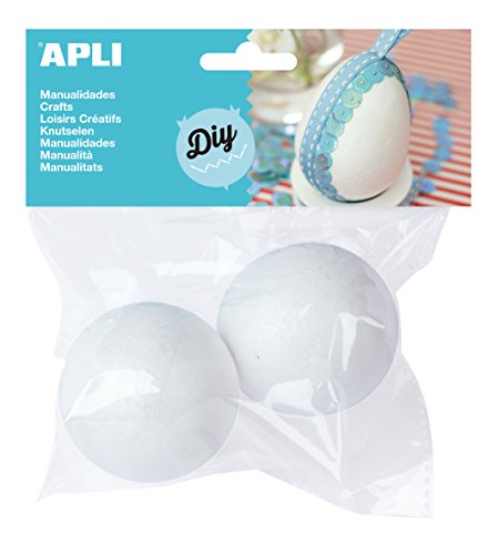 APLI - Bolsa bolas porexpan 60 mm, 2 uds
