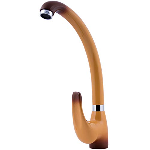 Aqualy 65807 Grifo para Fregadero Color, Tierra Francia