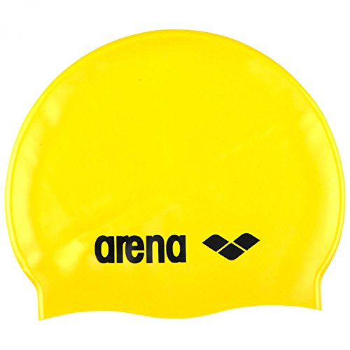 Arena Clásico Silicona Amarillo Gorras De Natación