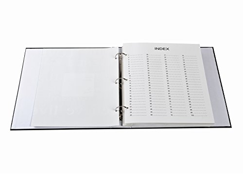 ARPAN - Álbum de Fotos con Capacidad para 500 fotografías de 10 x 15 cm, Color Negro (tamaño: 34 x 33 cm)
