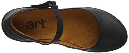 Art Alfama, Zapatos de tacón con Punta Cerrada para Mujer, Negro (Black/Black Black/Black), 39 EU