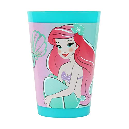 Artesania Cerdá Princess La Sirenita, Neceser Set Aseo/Viaje, 23 cm, Turquesa