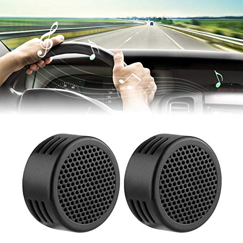 Audio del Altavoz del Coche, Negro 12V 500W Mini Altavoz del Coche Audio Tweeter 200 mm 98dB Altavoz del Automóvil Altavoz