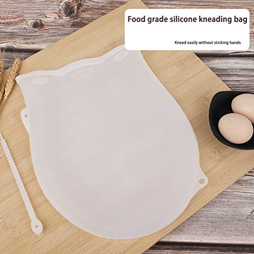 Auplew - Bolsa de masa para amasar, multifuncional, para almacenamiento de alimentos, mezclador versátil, recipiente para hornear de primera calidad, herramienta de cocina, pastelería