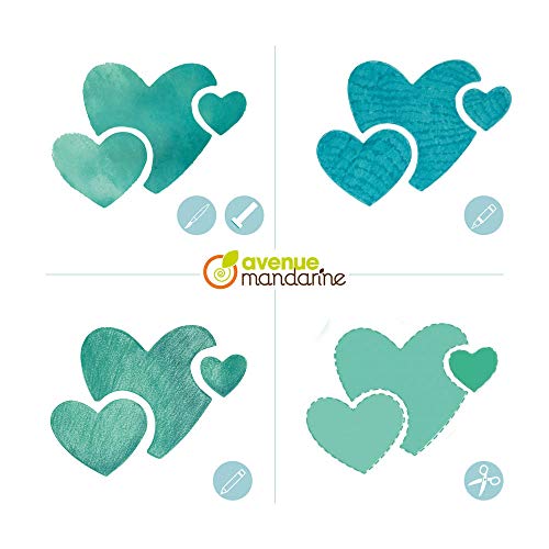 Avenue Mandarine Llama and Cactus - Juego de plantillas