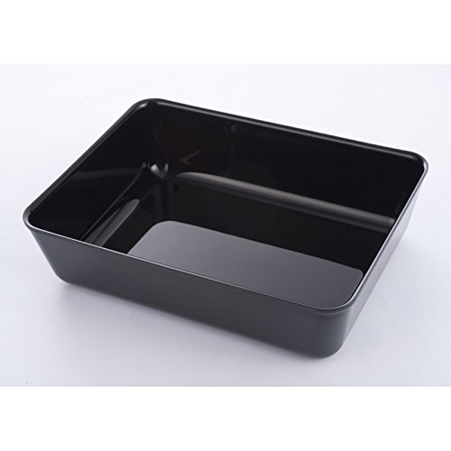 Bandeja 28x21x8 cm Negra