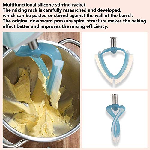 Batidora Amasadora Alimentación eléctrica batidora de pie 1800W con 7L acero inoxidable Bowl por la cocina hornear el pastel de crema de huevo Mini Alimentos Batidor ( Color : Pink , Size : Timing )