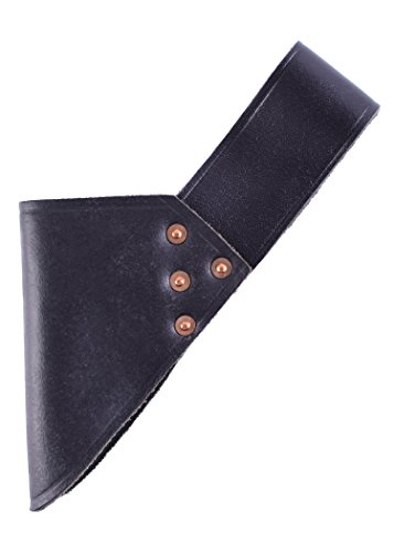 Battle Merchant LARP - Porta espadas para cinturón de piel con presillas