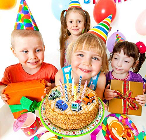 BBLIKE Coches de Juguetes, 12 PCS Mini Coches Cars Una Bolsa con Cordón Friction Juguetes de Vehículos para Regalo de Niño y Niña
