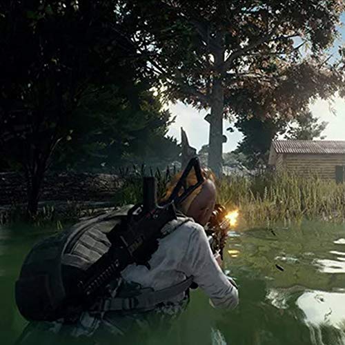 BBYaki Coma Juego Gallina PUBG Metal Llavero Colgante, Jedi Supervivencia Escapar a los Ataques Sombra Quilla Piel Asalto Arma Modelo,S686strangehunter