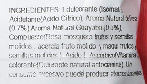 BE4 Caramelos de Fresa y Guayaba -  Pack de 15 unidades de 65 gr