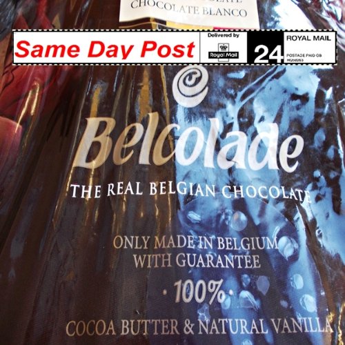 BELCOLADE Chocolate para Fuente Blanco 1 kg: Fiesta Celebración, Dulces, postres decoración