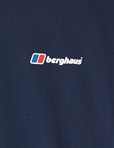 Berghaus - Camiseta de Manga Larga para Hombre (Logotipo corporativo/Logotipo de Big Corp), Color Oscuro