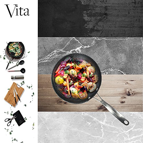 BERGNER Q3234 Wok 28x8.0cm aluminio forjado, inducción, Vita Infinity Chefs