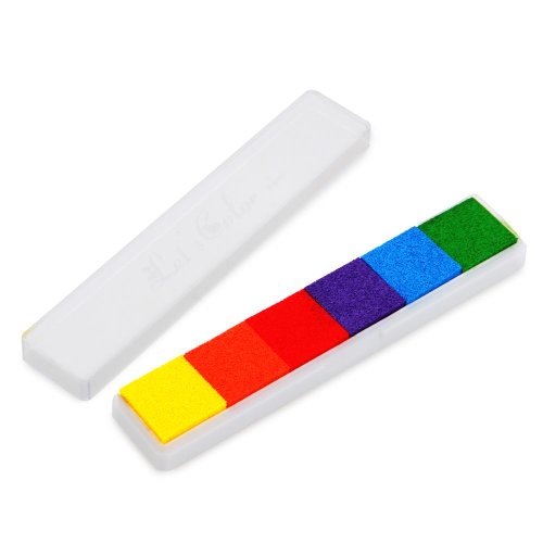 BestMall - Almohadilla Tinta para Sello Tampón, Multicolor (BEVN57)