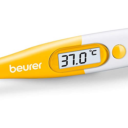 Beurer 950.06 - Termómetro corporal digital, con figura de perro, sensor flexible, color amarillo