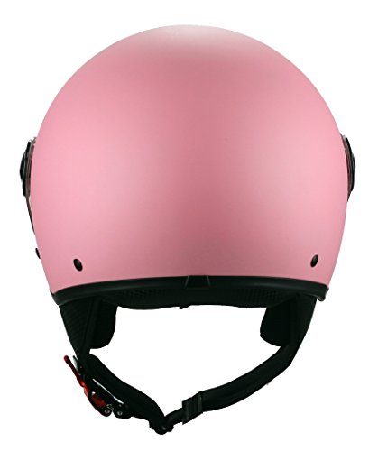 BHR 48422 - Casco Demi-Jet, color rosa mate, talla S (55/56 cm)