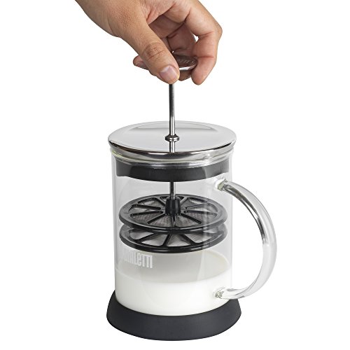 Bialetti - 4410 - Cappuccinatore - Mousseur à Lait en Verre - 1 L