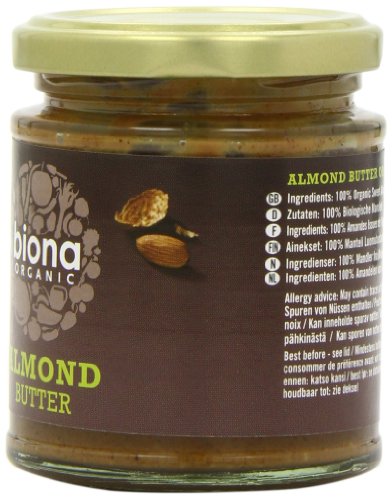 Biona Organic Almond Butter 170 g (order 6 for trade outer)
