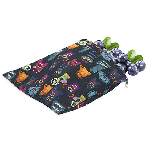 biteatey Bolsa de bocadillos Reutilizable Bolsa de sándwich de Pan Bolsa Impermeable y ecológica Bolsas de Almuerzo para Acampar en la Escuela Trabajo de Viaje