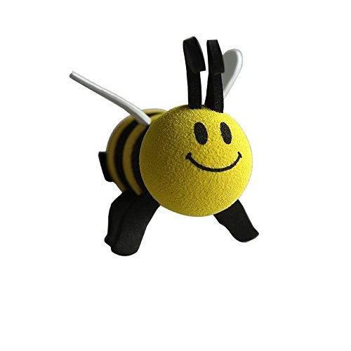 Bola decorativa para antena de coche con forma de abeja de goma EVA, para antena de coche, con diseño de abejorro