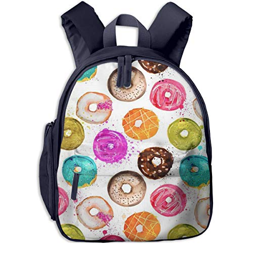 Bolsa La Escuela Mochila con Donuts de Restaurante al Horno Impermeable Mochilas para Niños Niñas