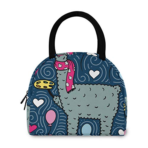 Bolsa térmica para el almuerzo, isotérmica, diseño de Lama-Artist con la paleta