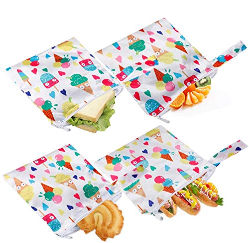Bolsas reutilizables para bocadillos y otros alimentos