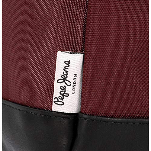 Bolso de Mano Pepe Jeans Lambert Burdeos, 24 cm