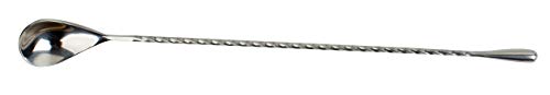 Bonzer Droplet Mixing Spoon Cuchara de bar, Acero Inoxidable