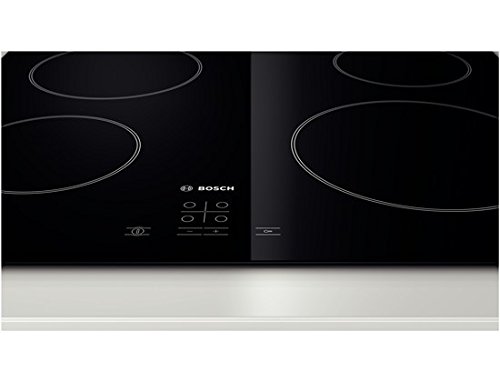 Bosch PKE611D17E hobs - Placa (Integrado, Cerámico, Vidrio y cerámica, Sensor, 220-240V, 50/60 Hz) Negro