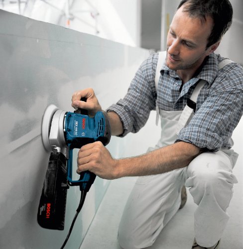 Bosch Professional GEX 150 AC - Lijadora excéntrica (340 W, Ø de plato lijador 150 mm, en caja)